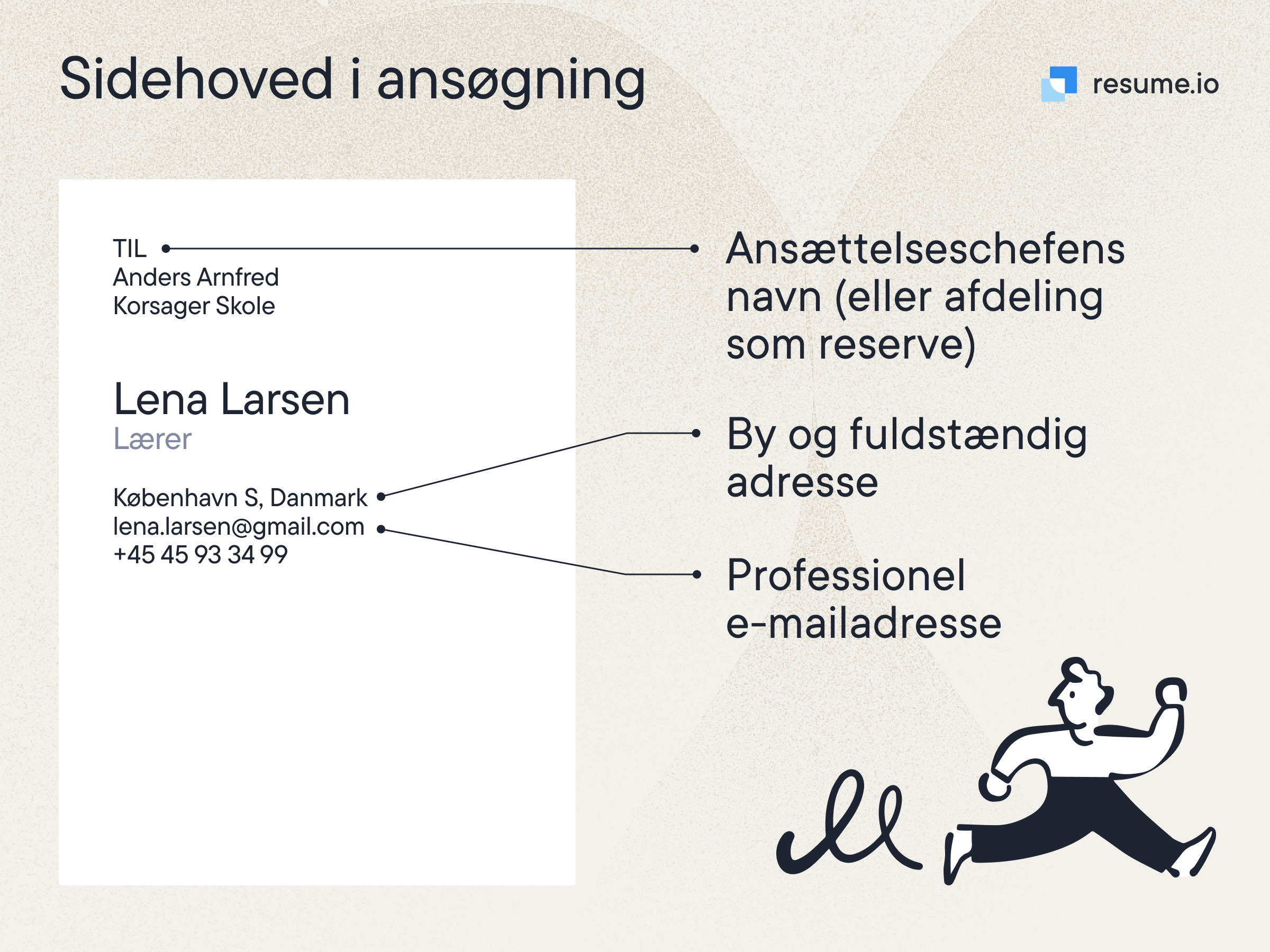 Overskrift i ansøgning Overskrift i ansøgning