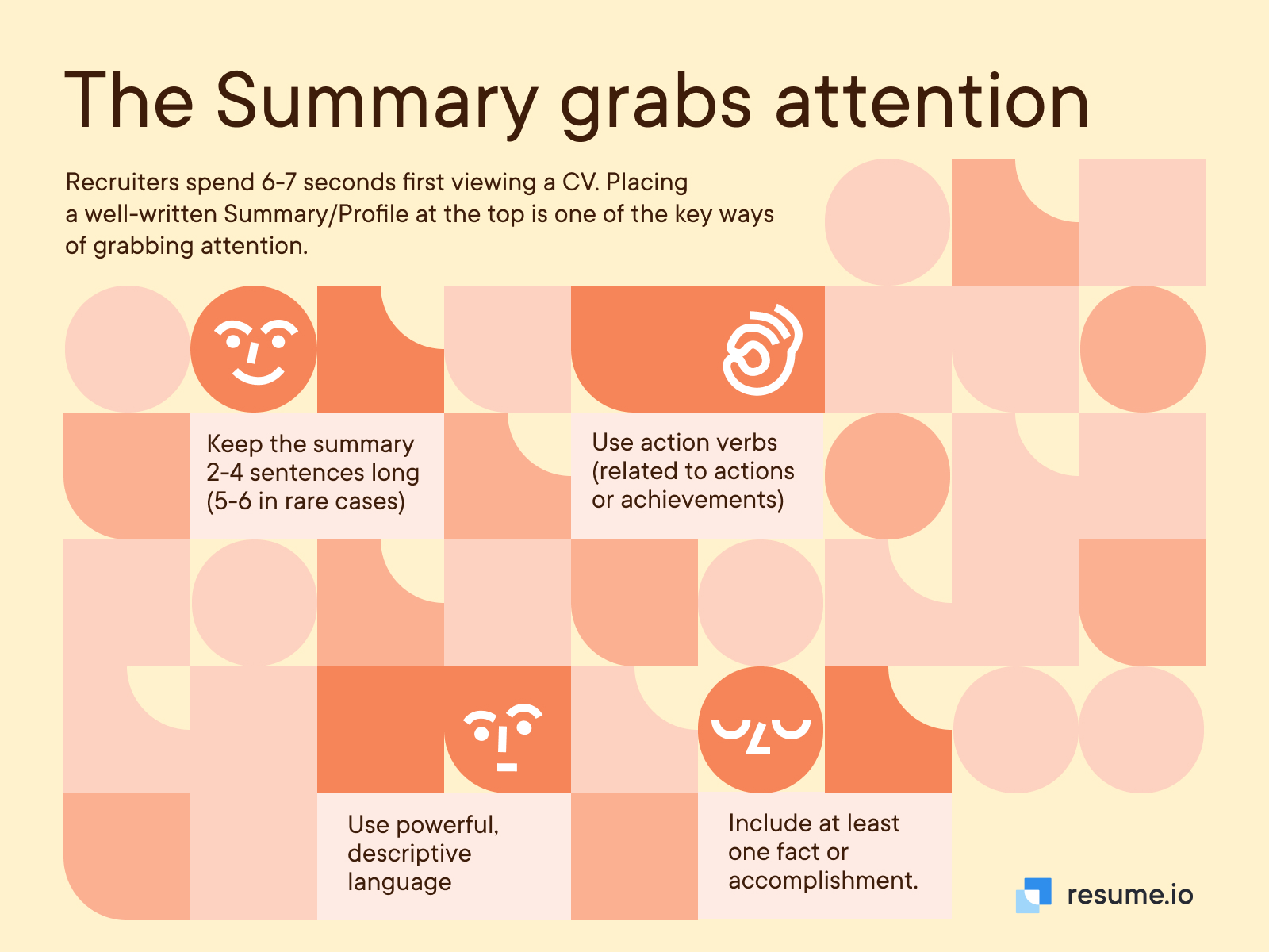 How to grab attention with your summary
