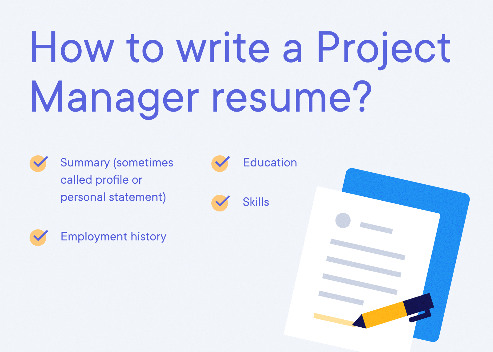 Project Manager Resume Example - How to write a Project Manager resume?