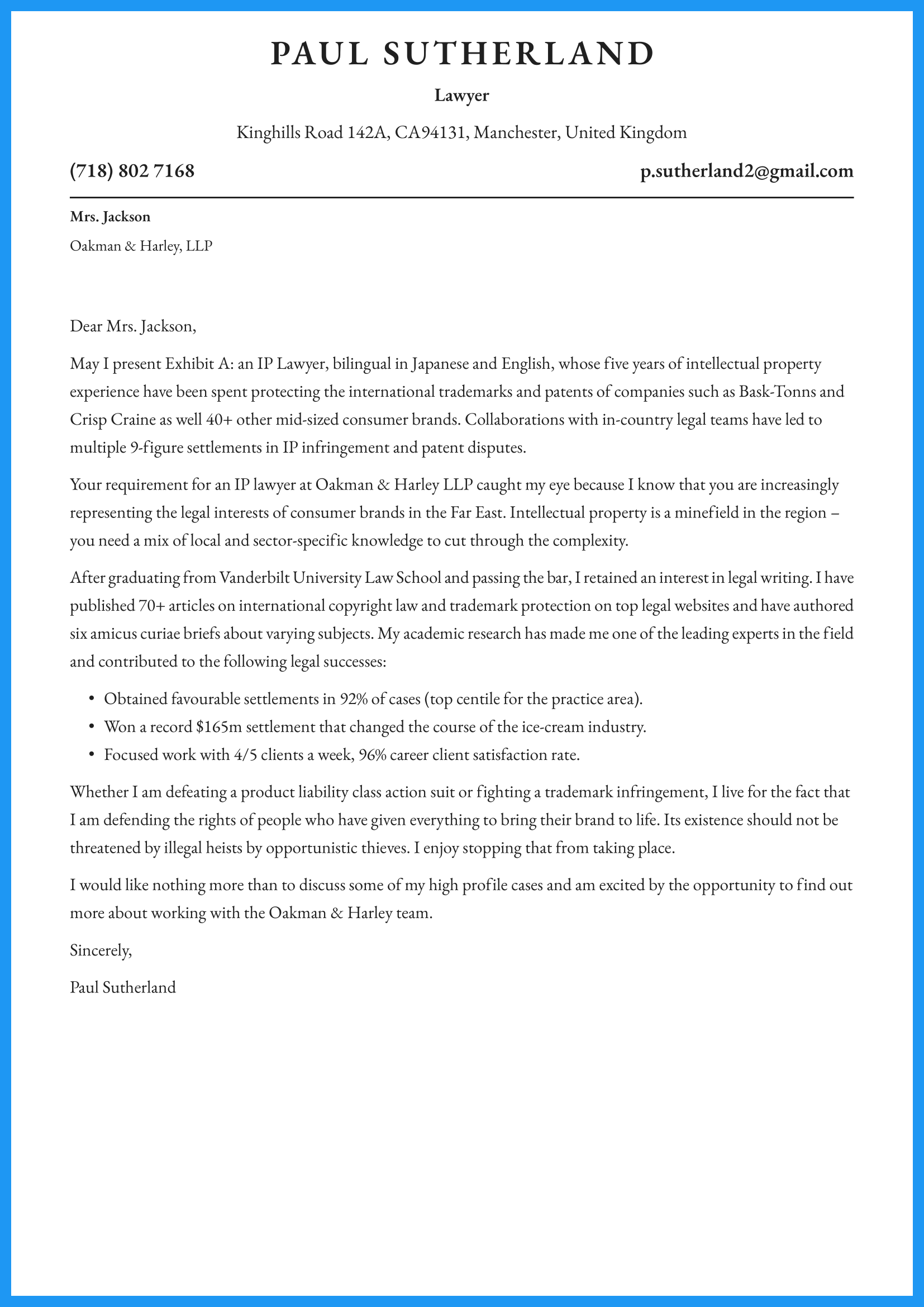 Cover Letter Format The Best Formatting Tips For Cover Letters