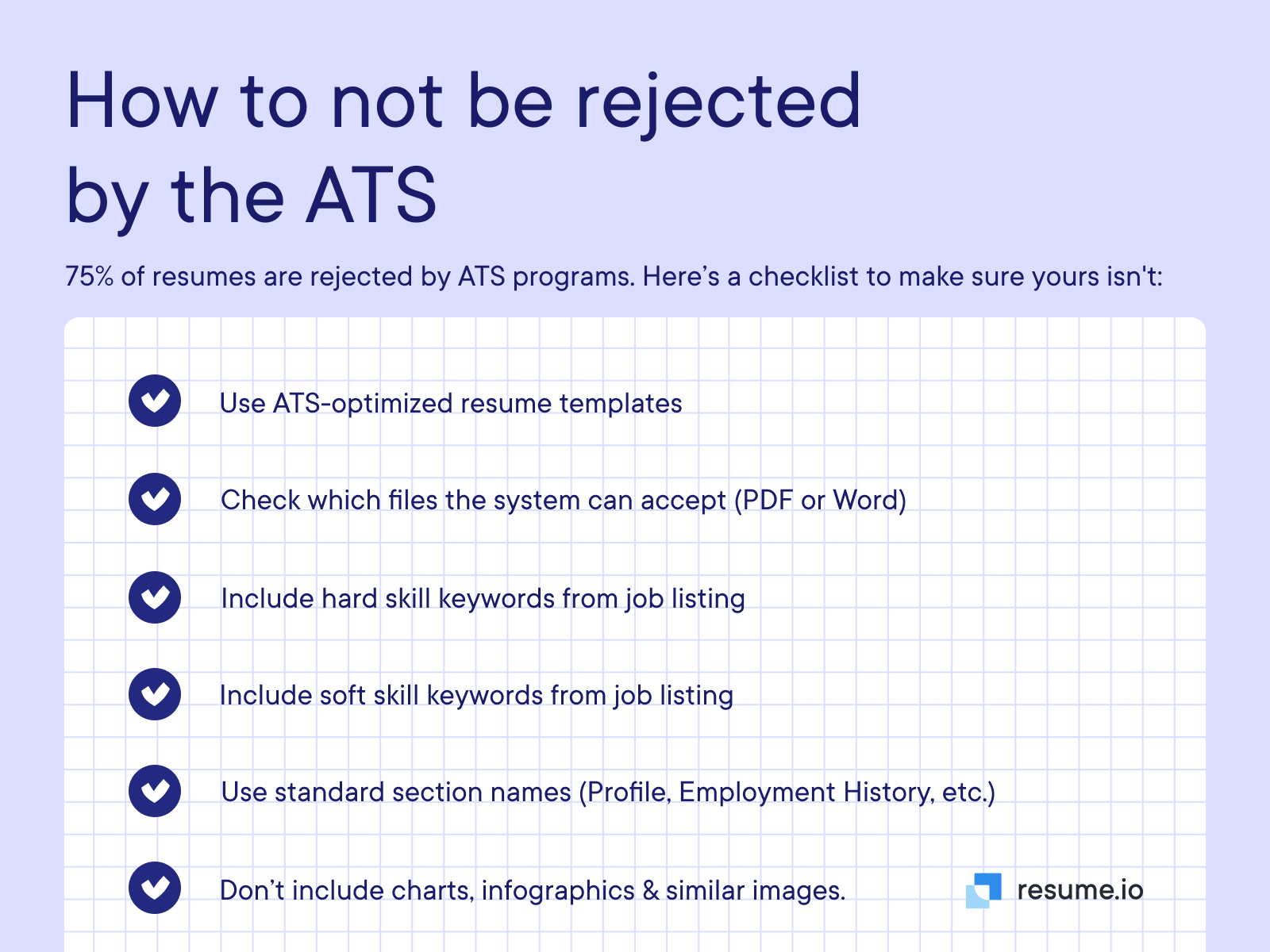 How to not be rejected by the ATS