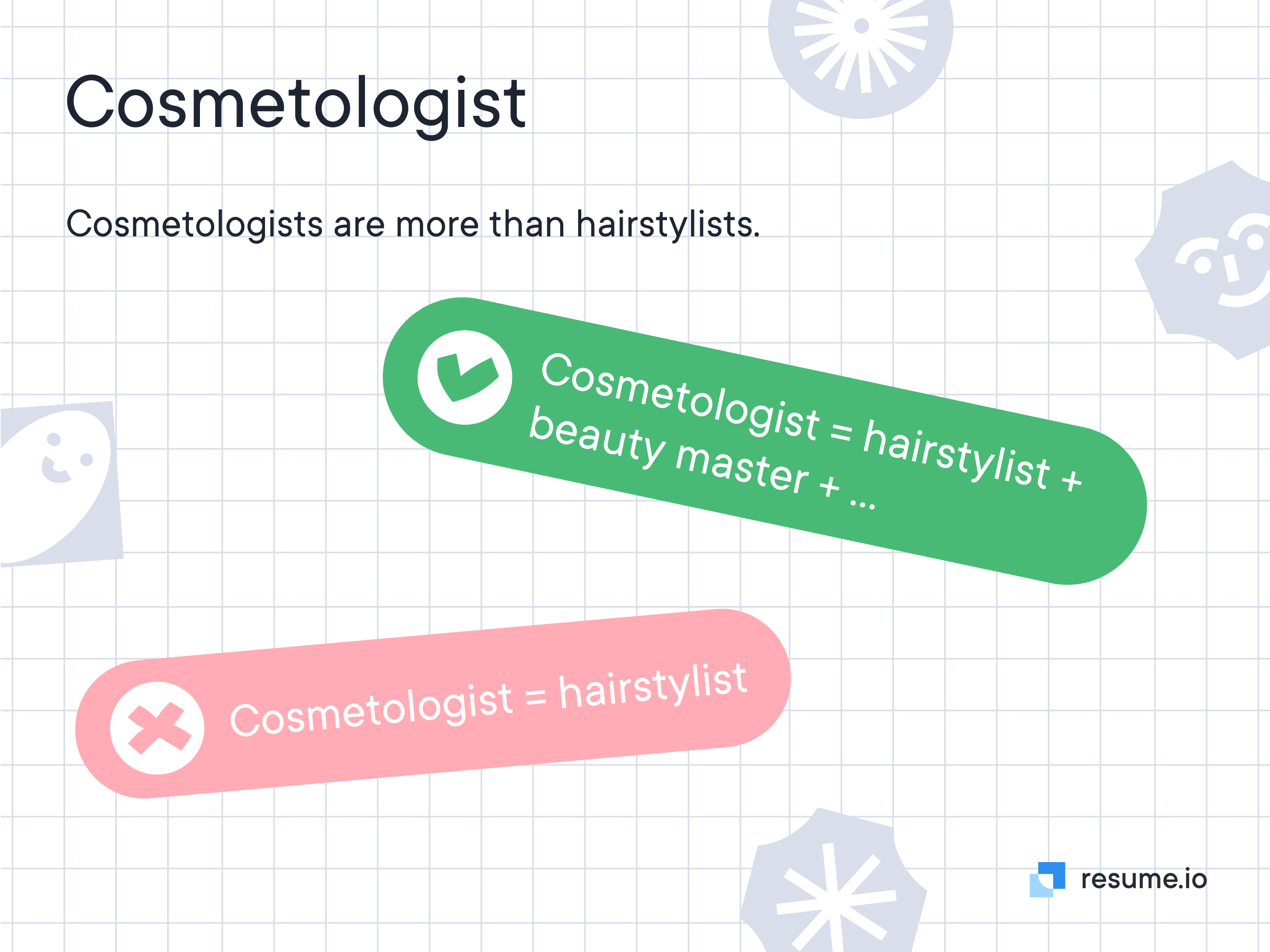 A cosmetologist is more than a hairstylist