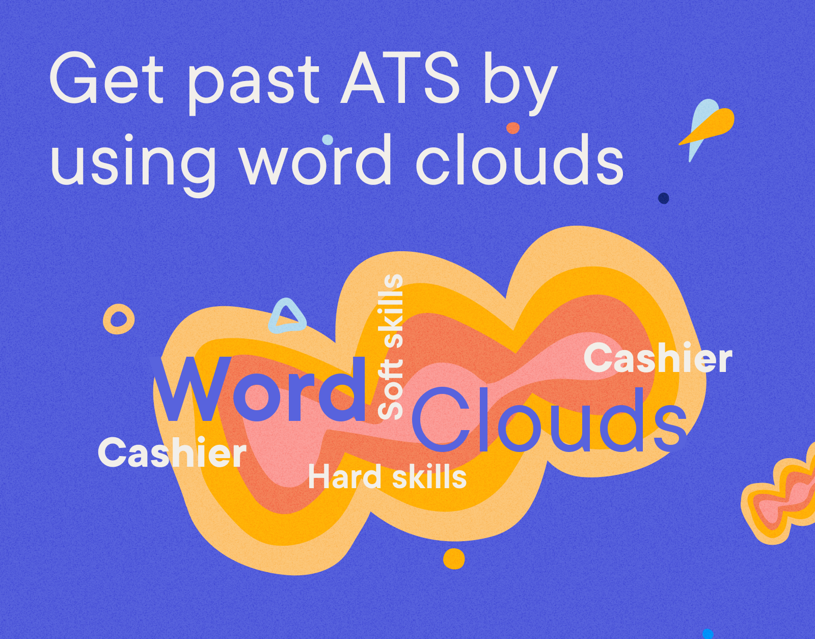 Cashier Resume Example - Get past ATS by  using word clouds