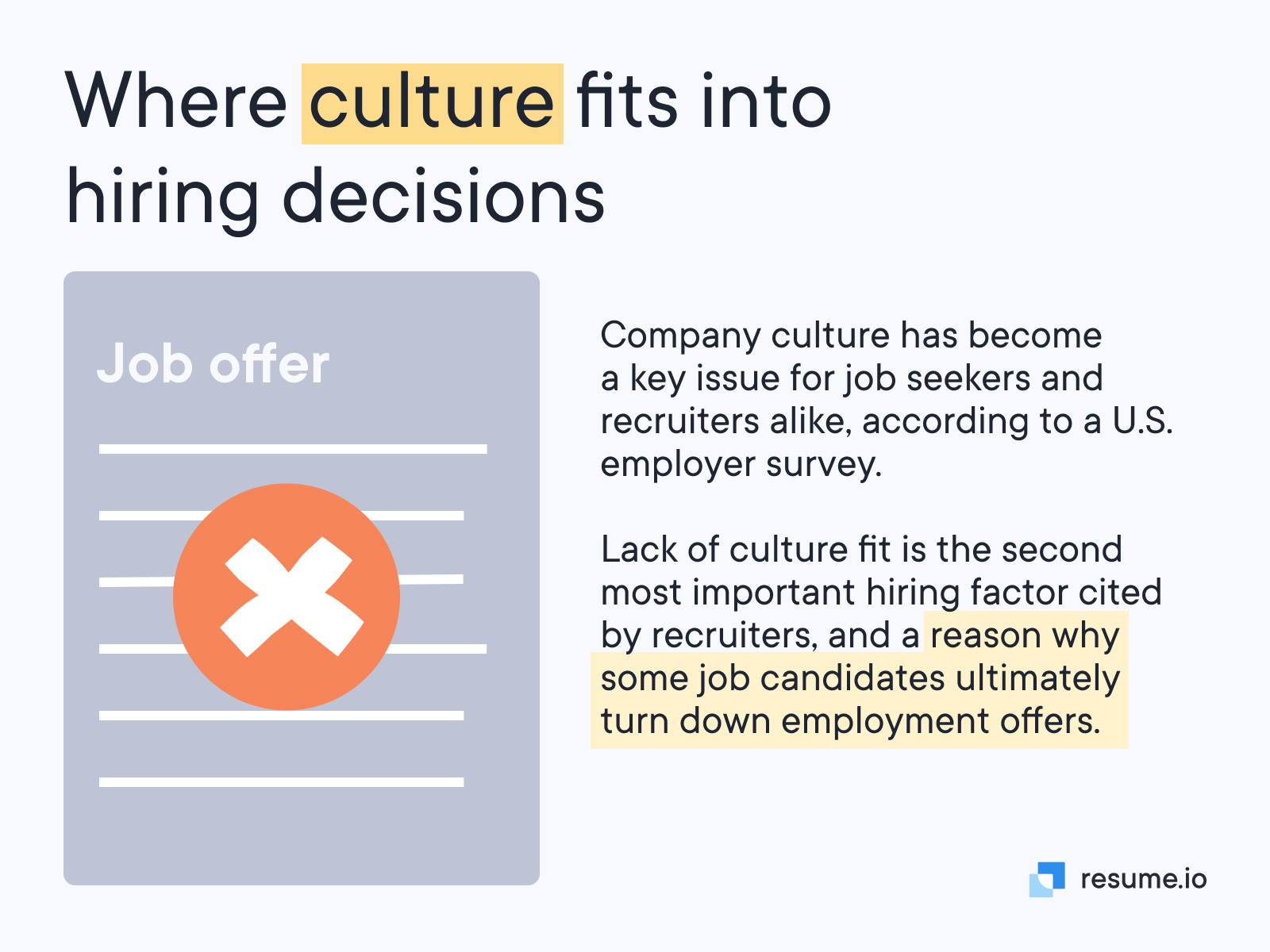 Where culture fits into hiring decisions