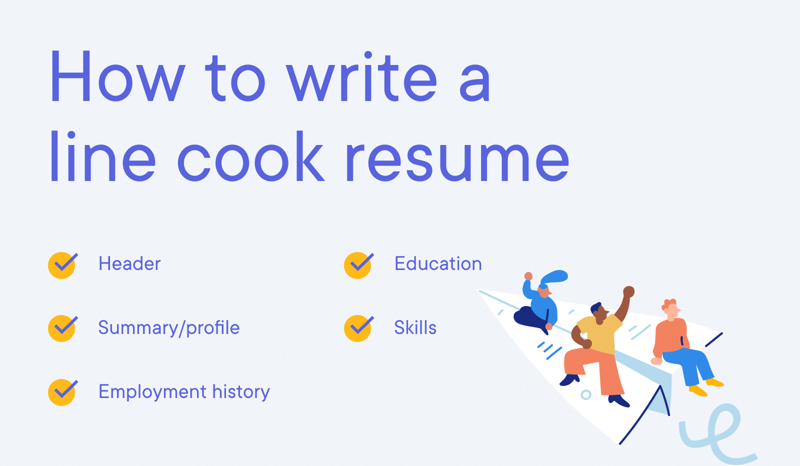 Line Cook - How to write a line cook resume
