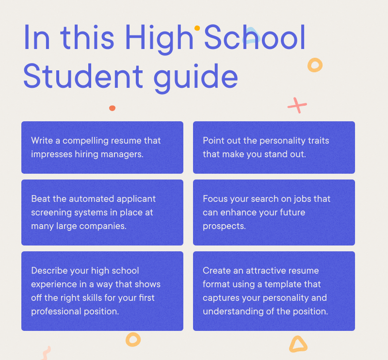 Information for High School Students