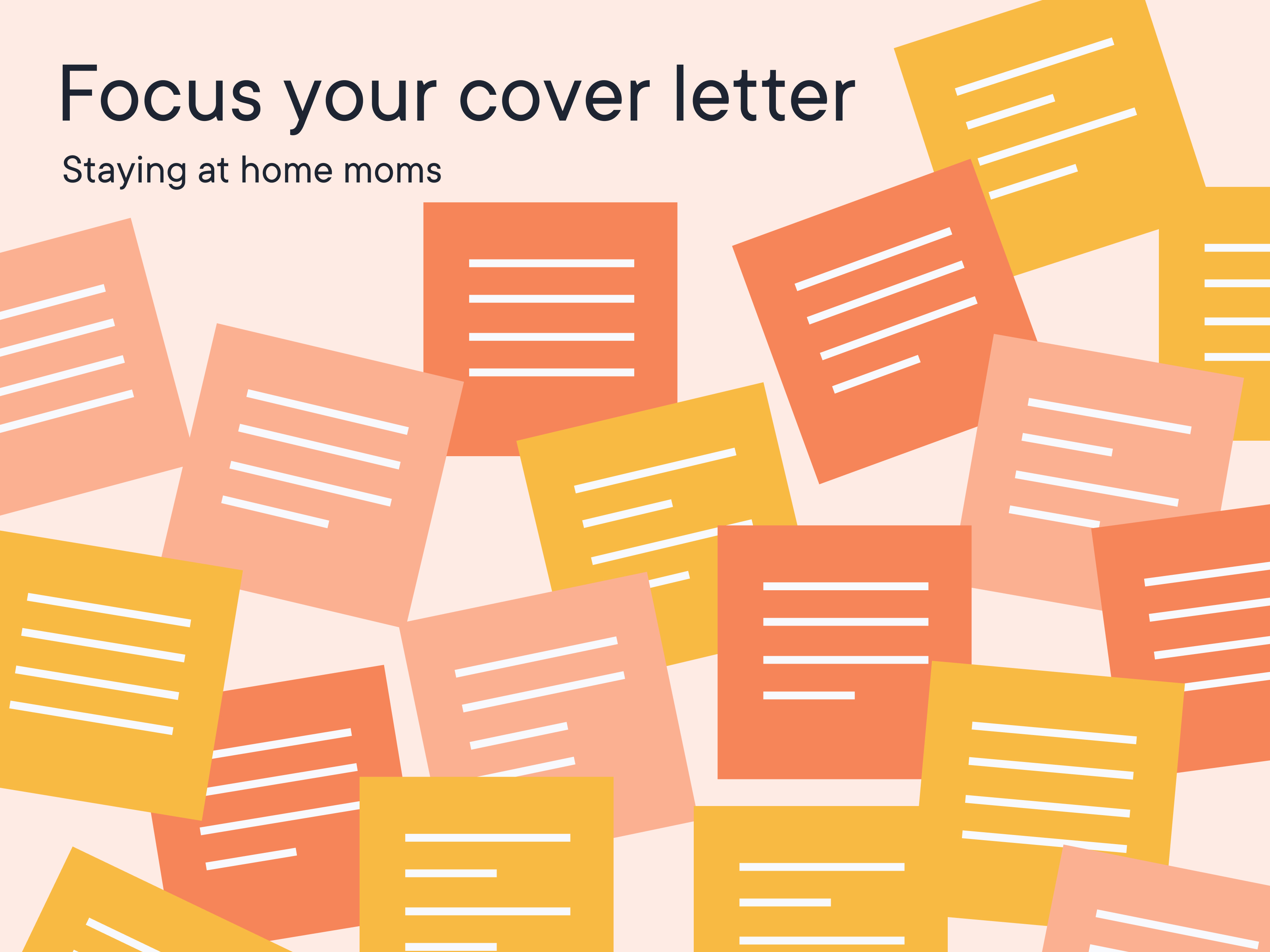 Focus your cover letter