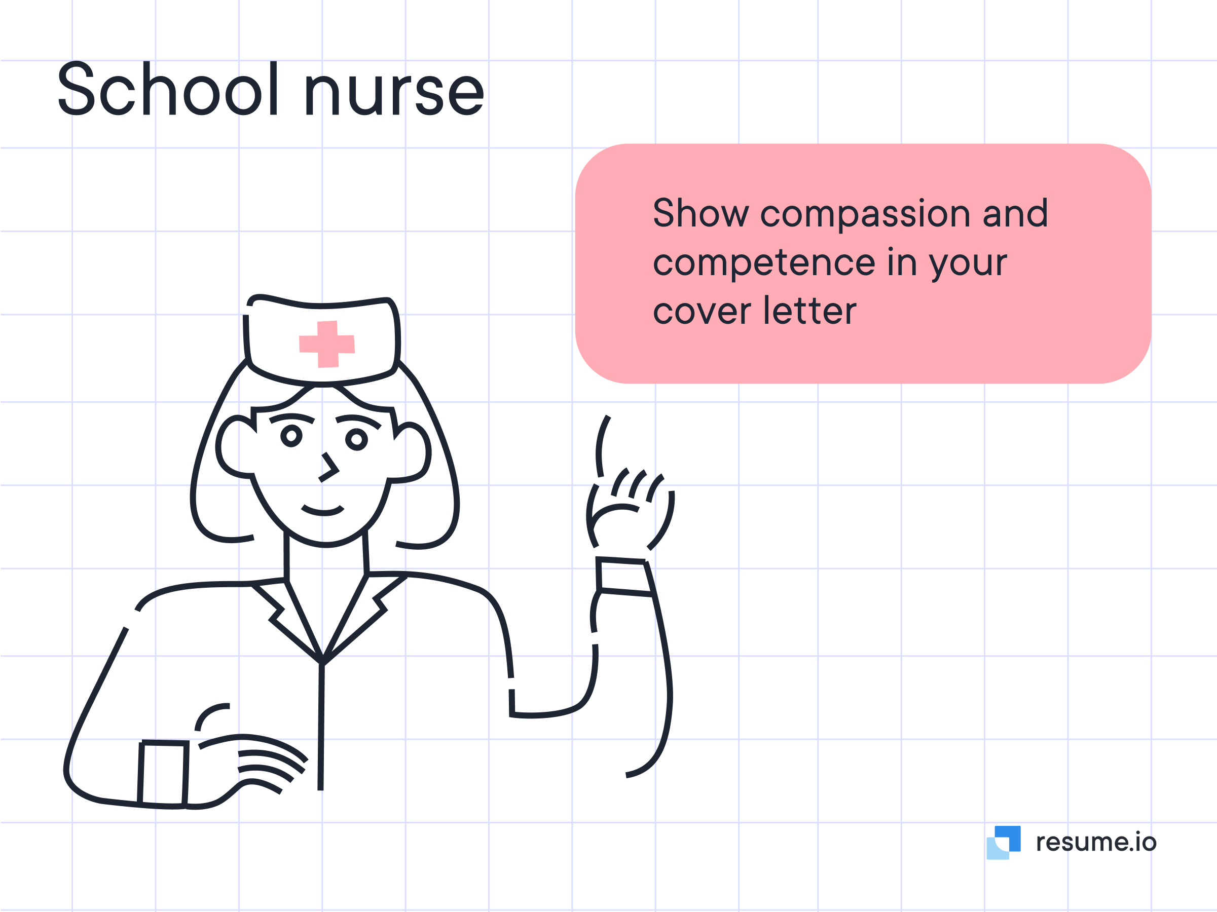 Nurse showing a tip