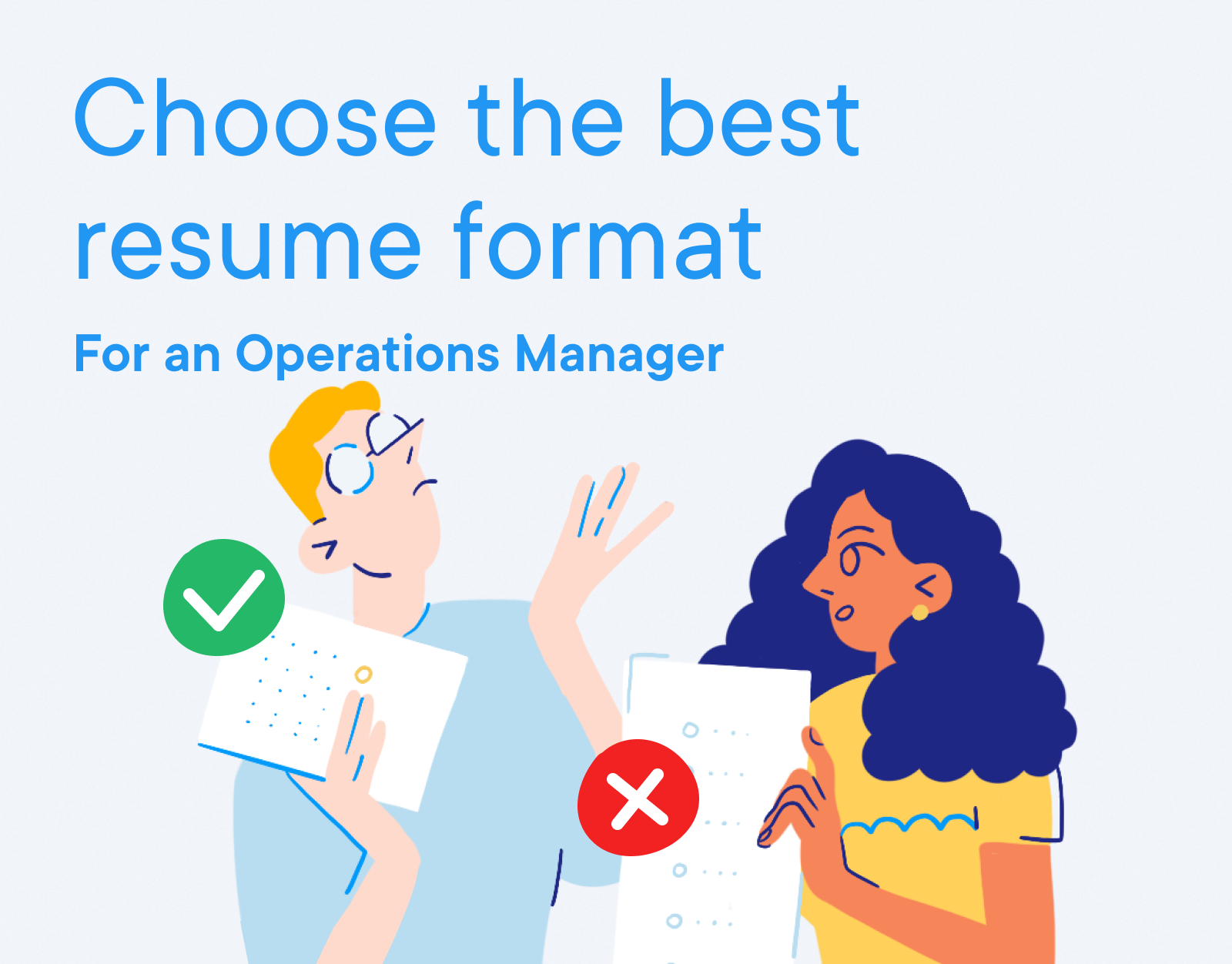 Operations Manager - Choose the best resume format