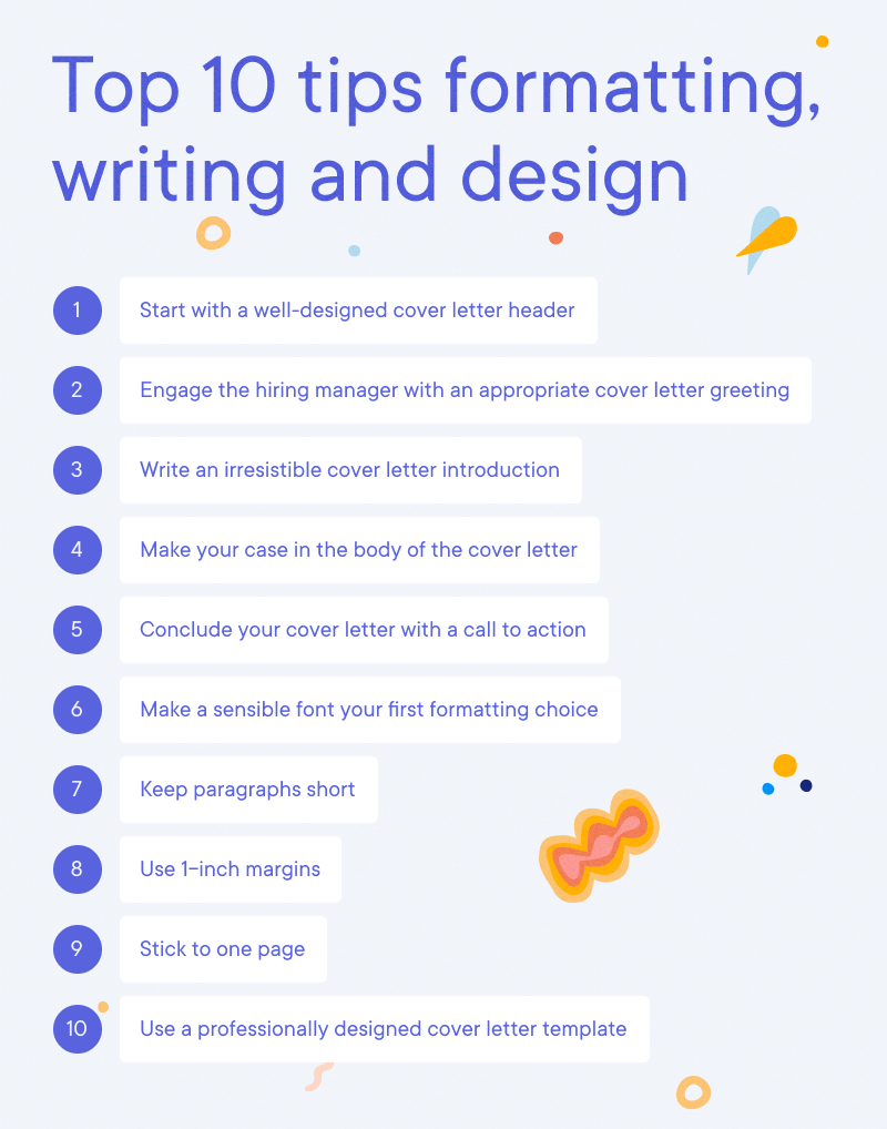 How to format a cover letter in 2022 - Top 10 tips formatting,  writing and design