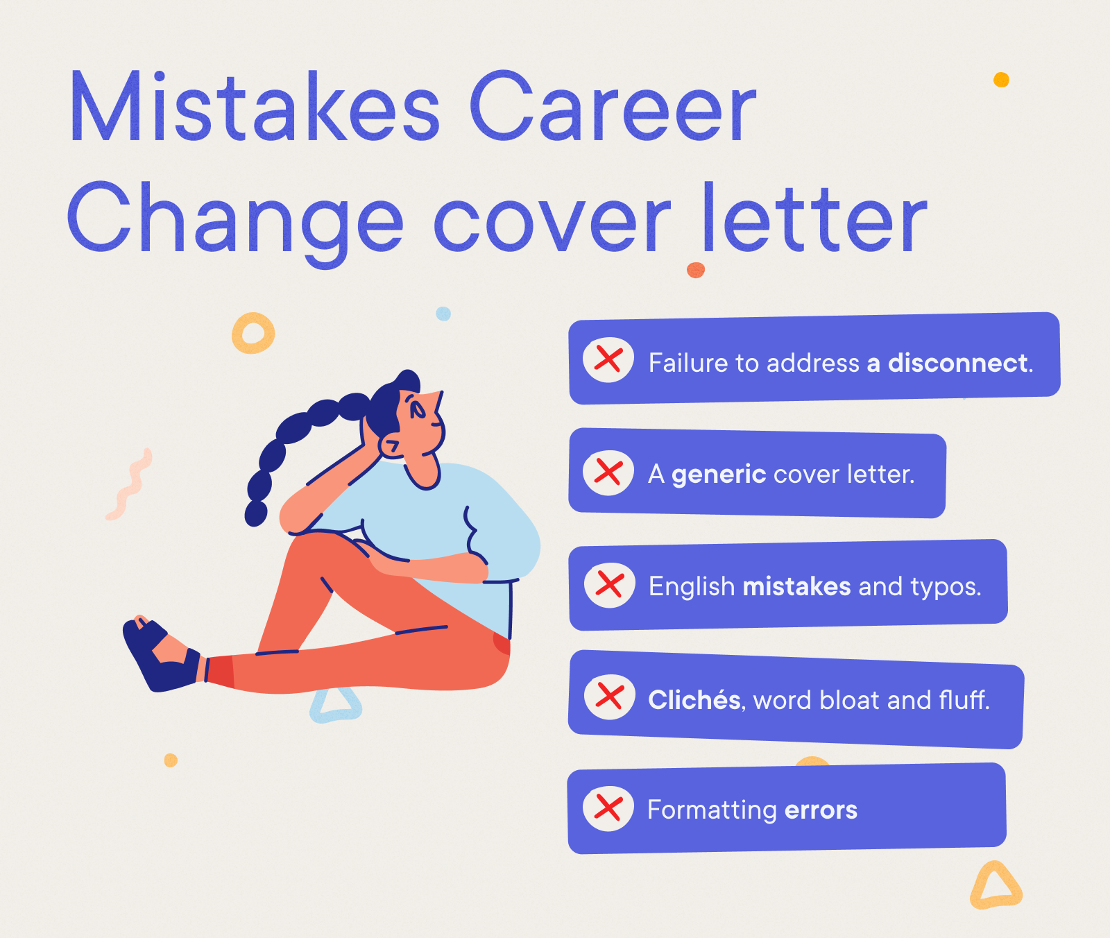 Career Change Cover Letter Example - Mistakes career change cover letter