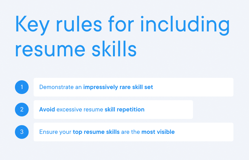 Blog - How to list special skills on your resume - Key rules for including resume skills
