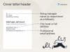 cover letter header section - explained cover letter header section - explained