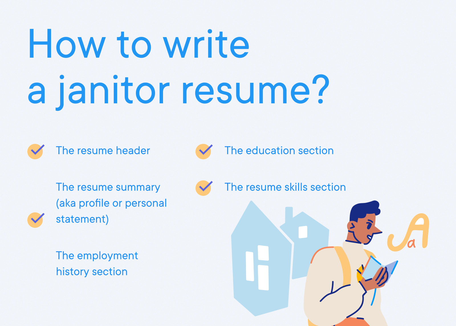 Janitor - How to write a janitor resume?