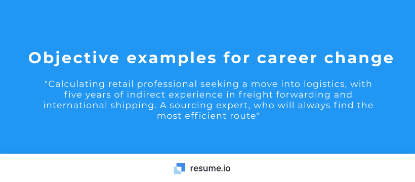 Resume Objectives 15 Examples Resume Io