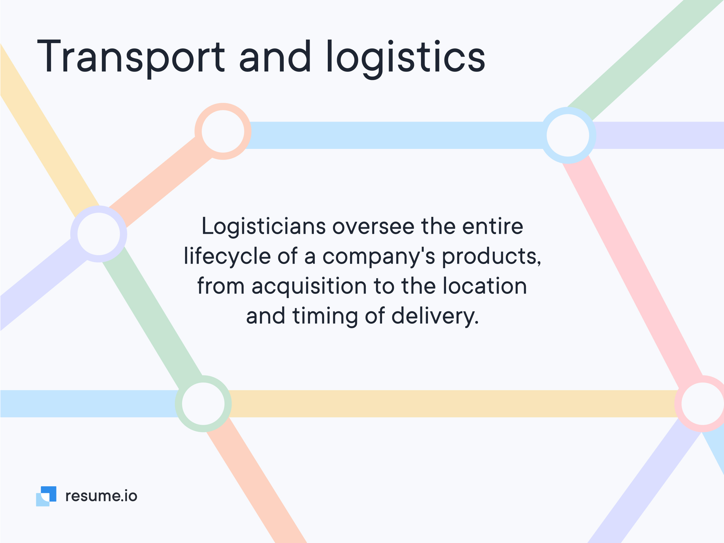 What does a logistician do?