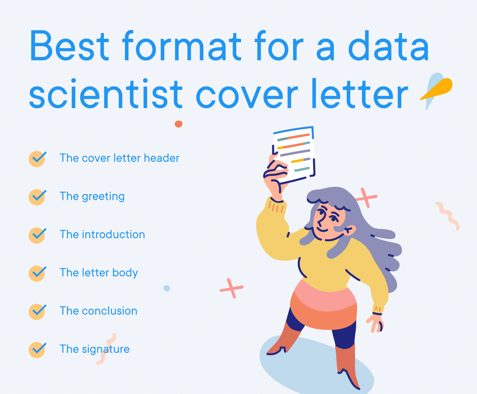 Data Scientist - Best format for a data scientist cover letter