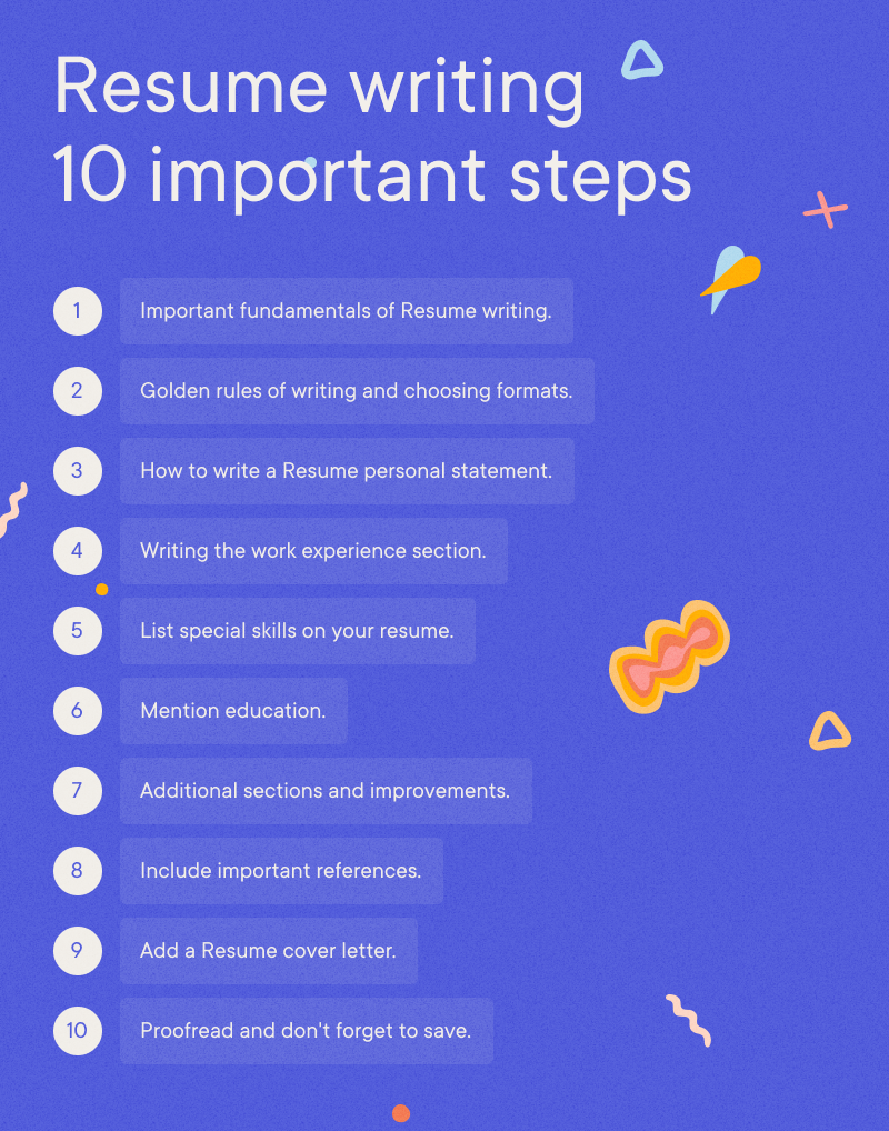 How to write a resume Your top writing guide · Resume.io