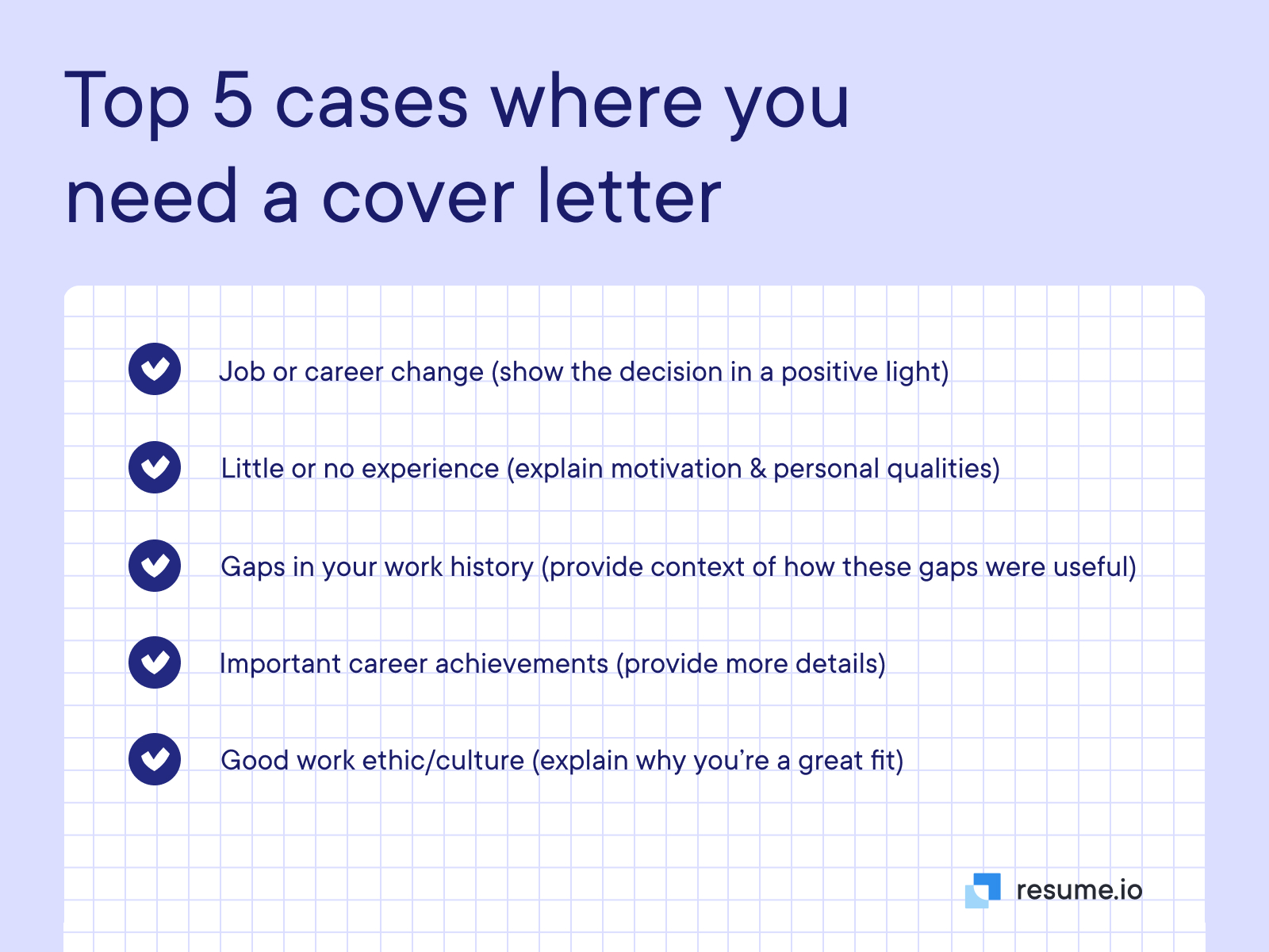 Top 5 cases where you need a cover letter