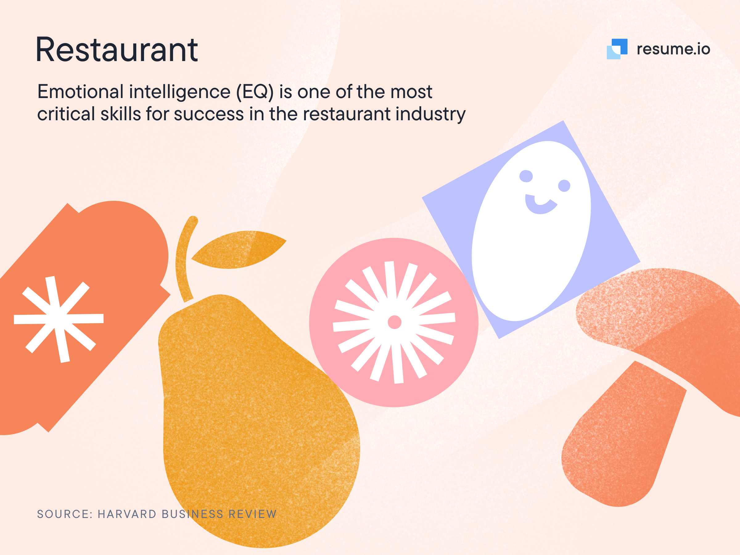 Image stating that emotional intelligence is one of the most critical skills for success in the restaurant industry.