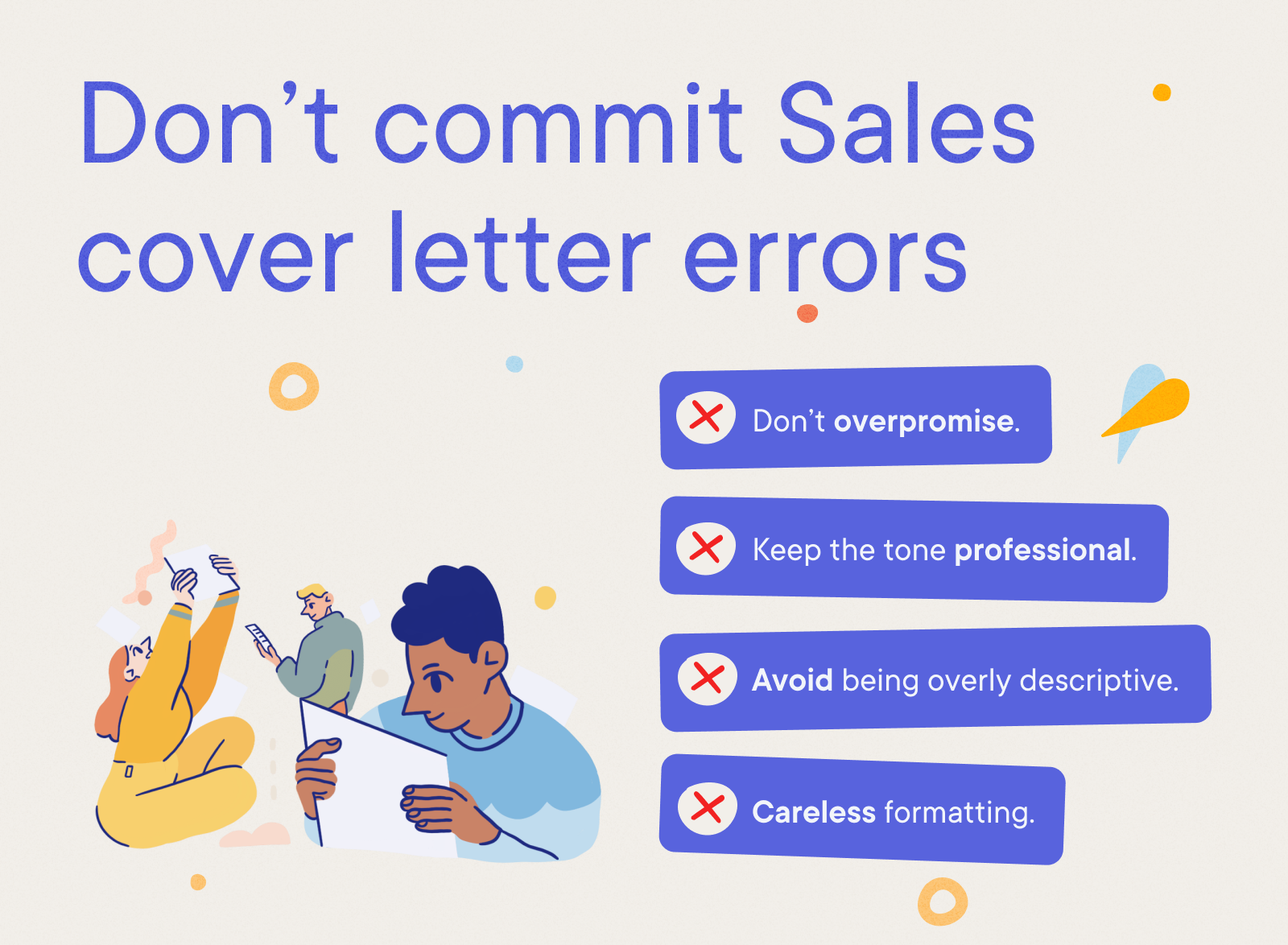 Sales Cover Letter Example - Don’t commit Sales  cover letter errors