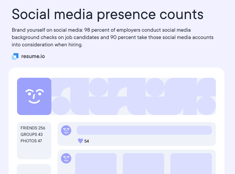 Social media presence counts