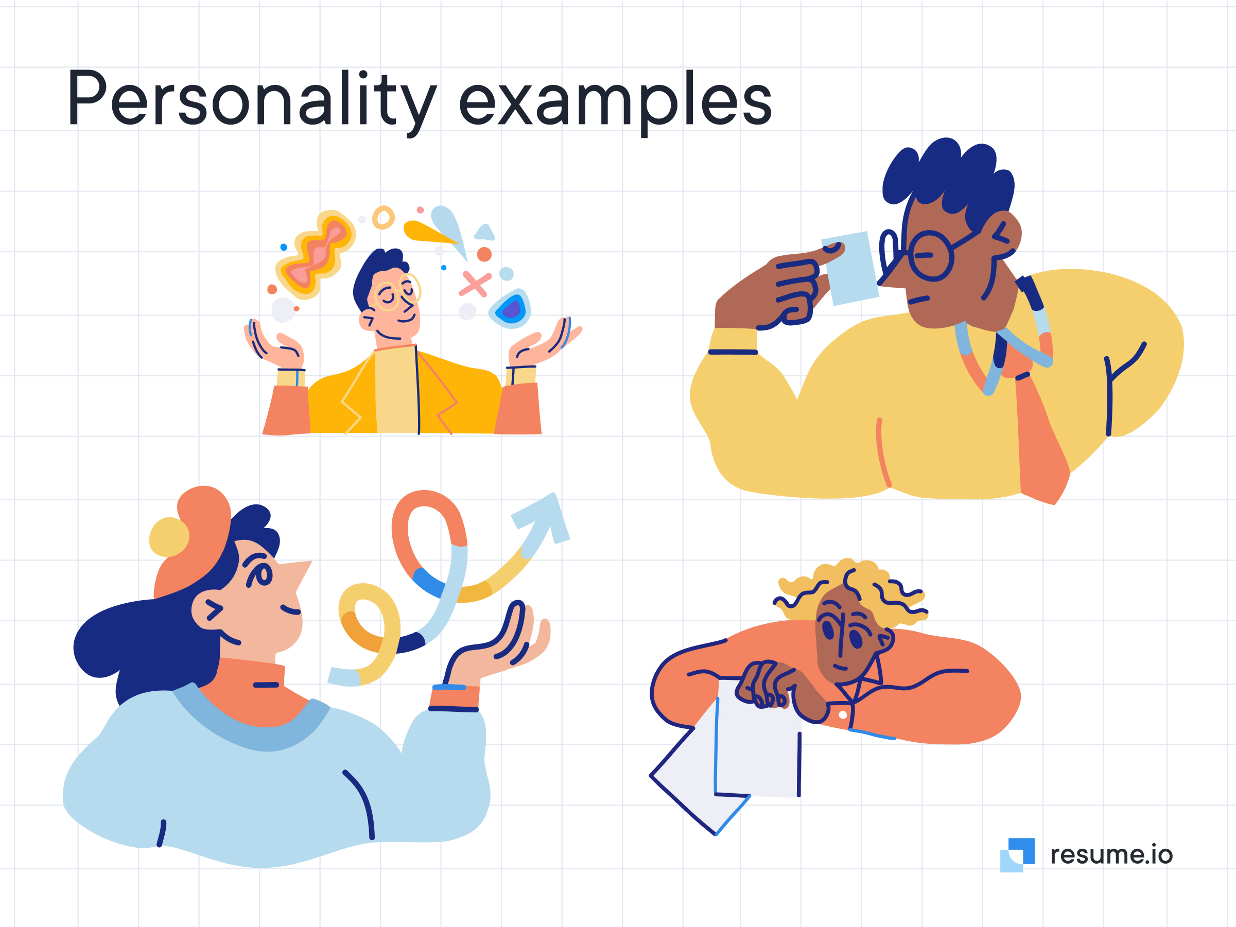 Four examples of personalities