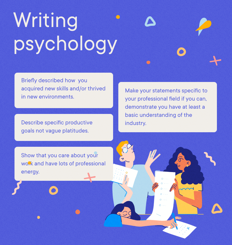 Internship - Writing psychology