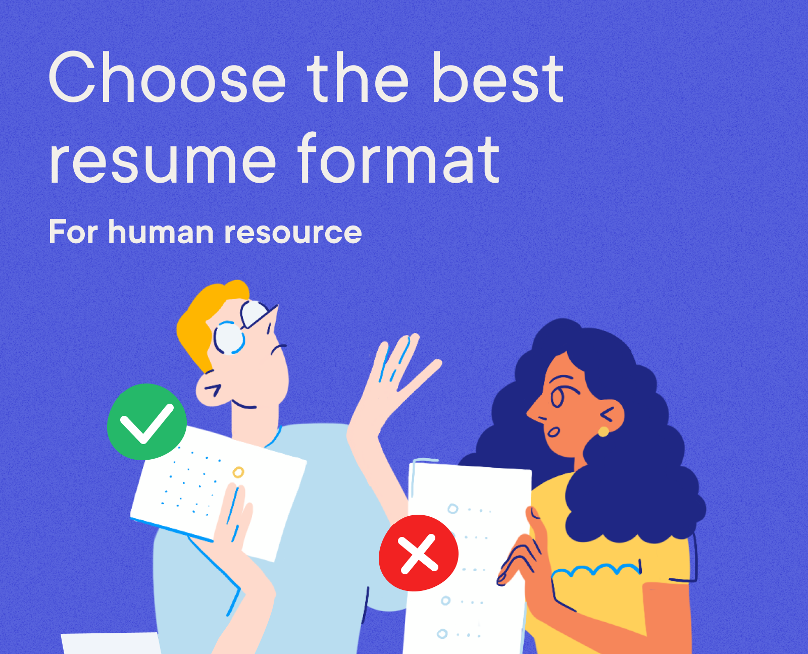 Human Resources - Choose the best resume format