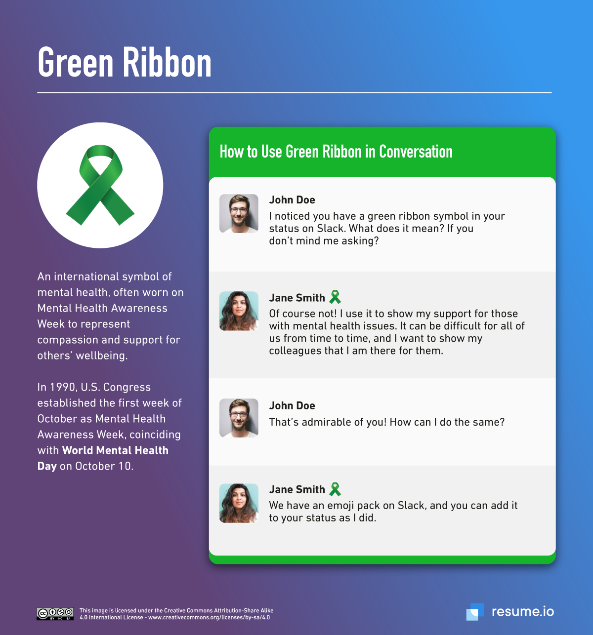 Slack Green Ribbon