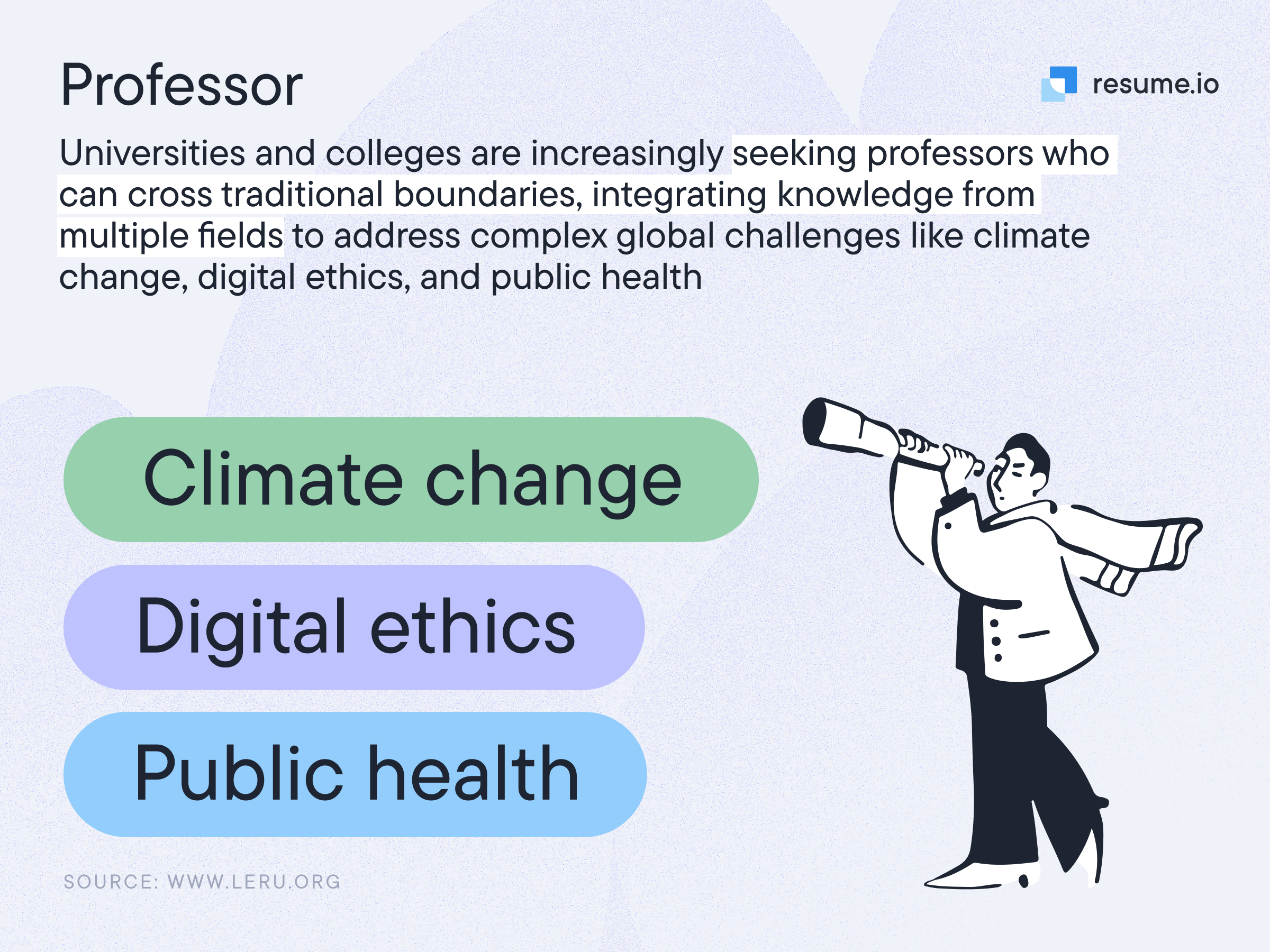 Image showing that universities are seeking professors who can cross traditional boundaries