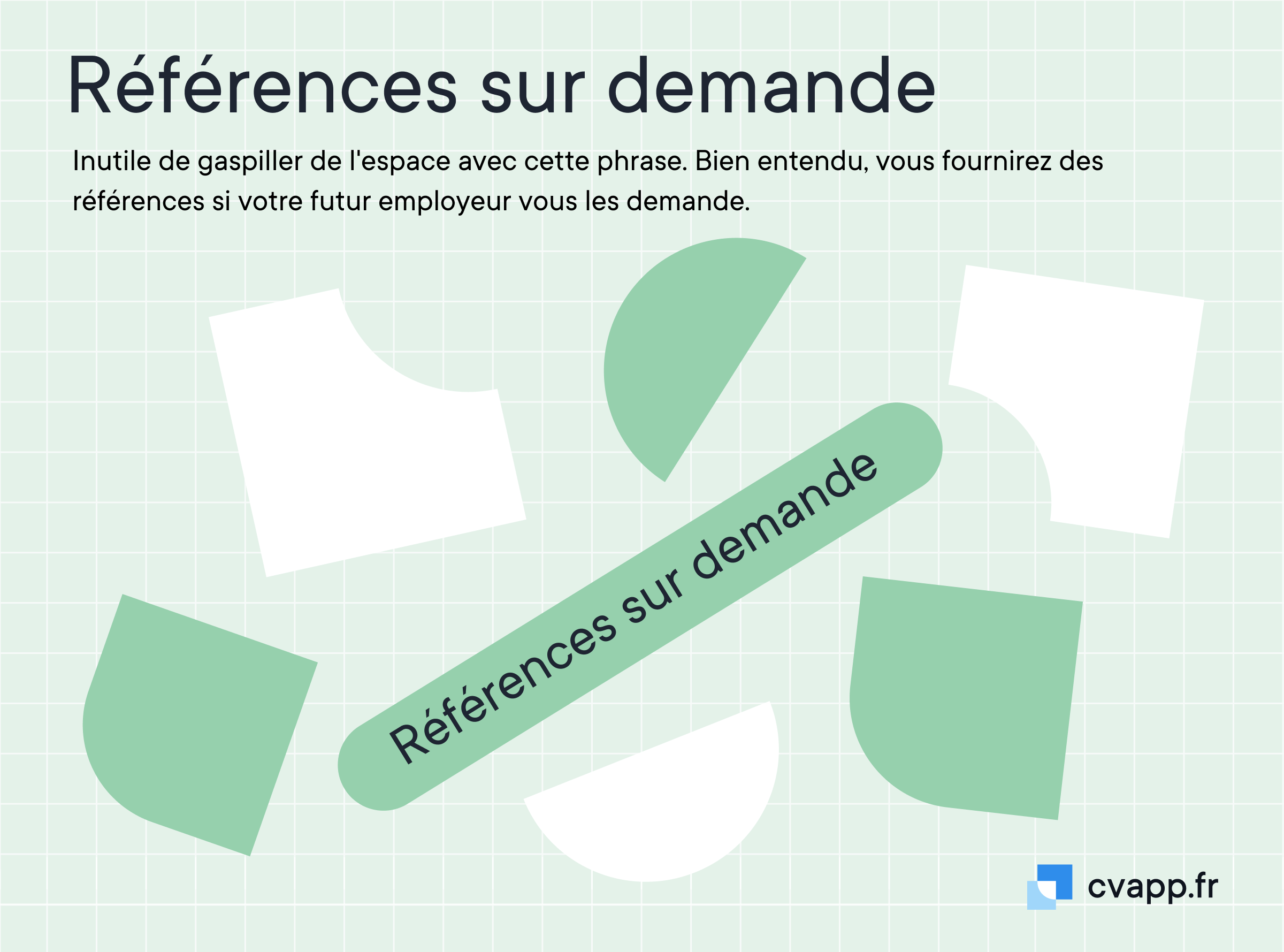 Ne pas utiliser de références sur demande Ne pas utiliser de références sur demande