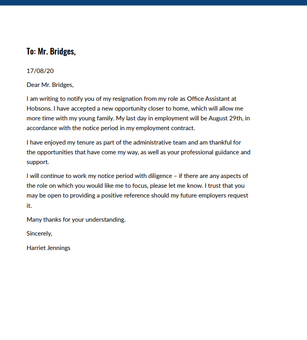 Short Notice Resignation Letter Template from 40209.cdn.cke-cs.com