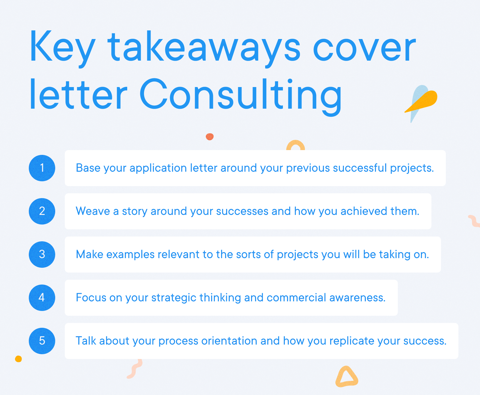 Consulting Cover Letter Example - Key takeaways cover letter Consulting