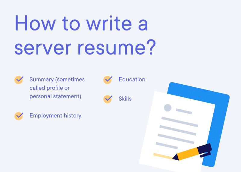 Server Resume Examples & Writing tips 2023 (Free Guide) (2023)