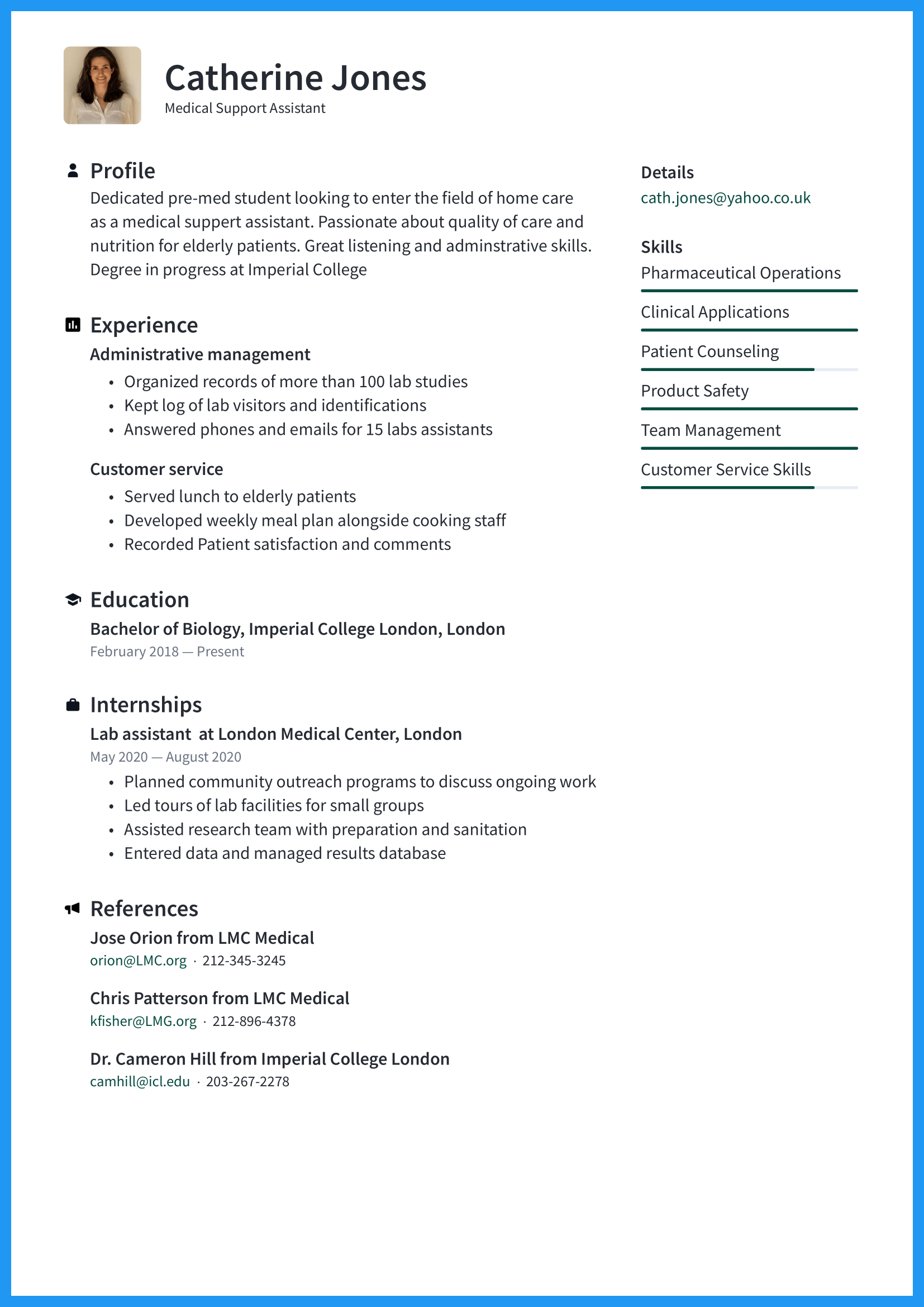 Best CV Format 2024 (+ UK Examples) · Resume.io