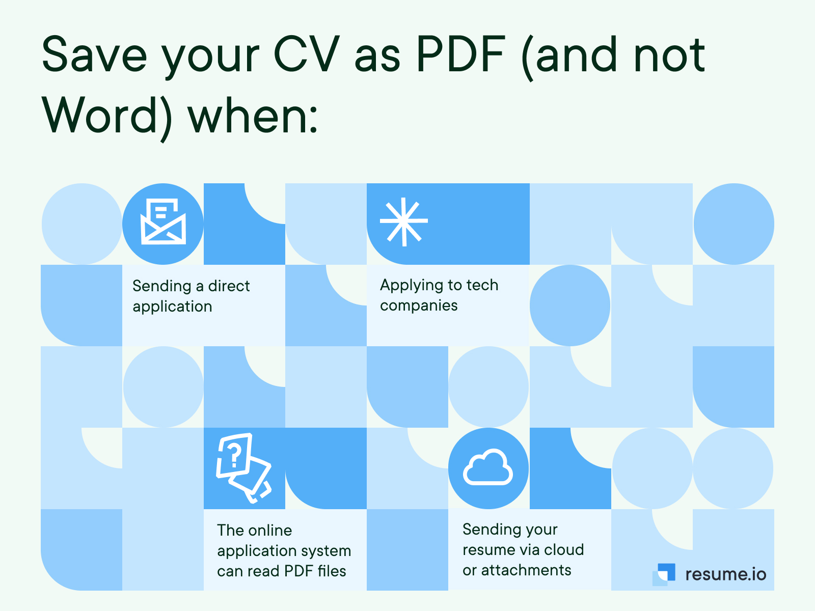 How to save your CV