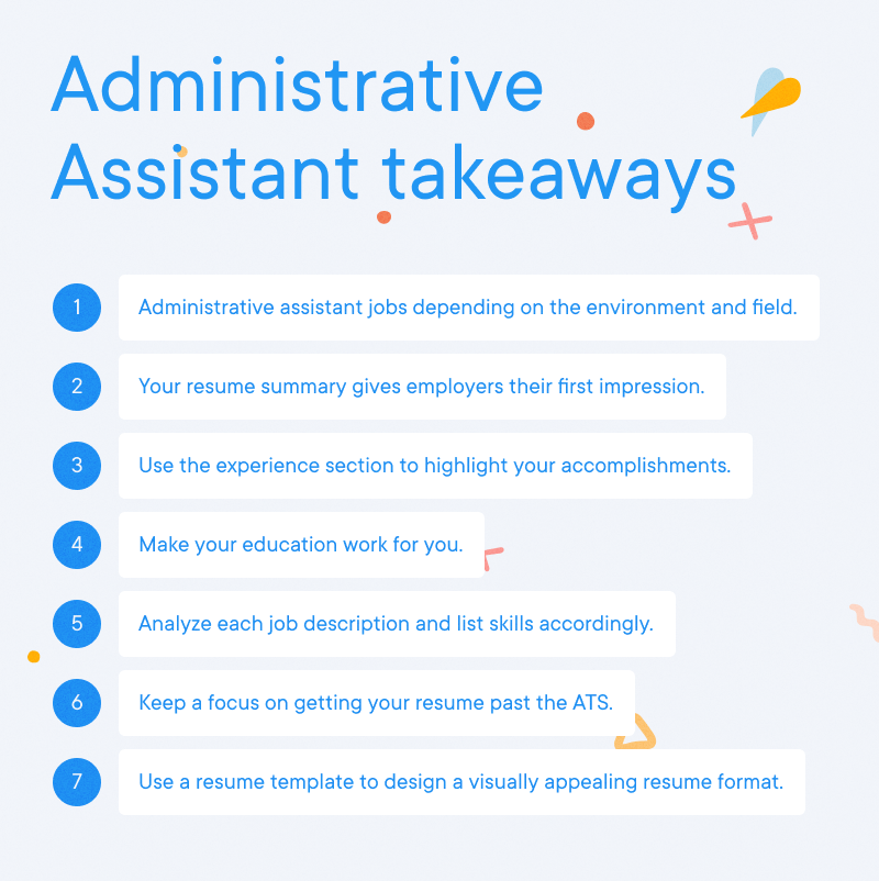 Administrative Assistant - Administrative Assistant takeaways