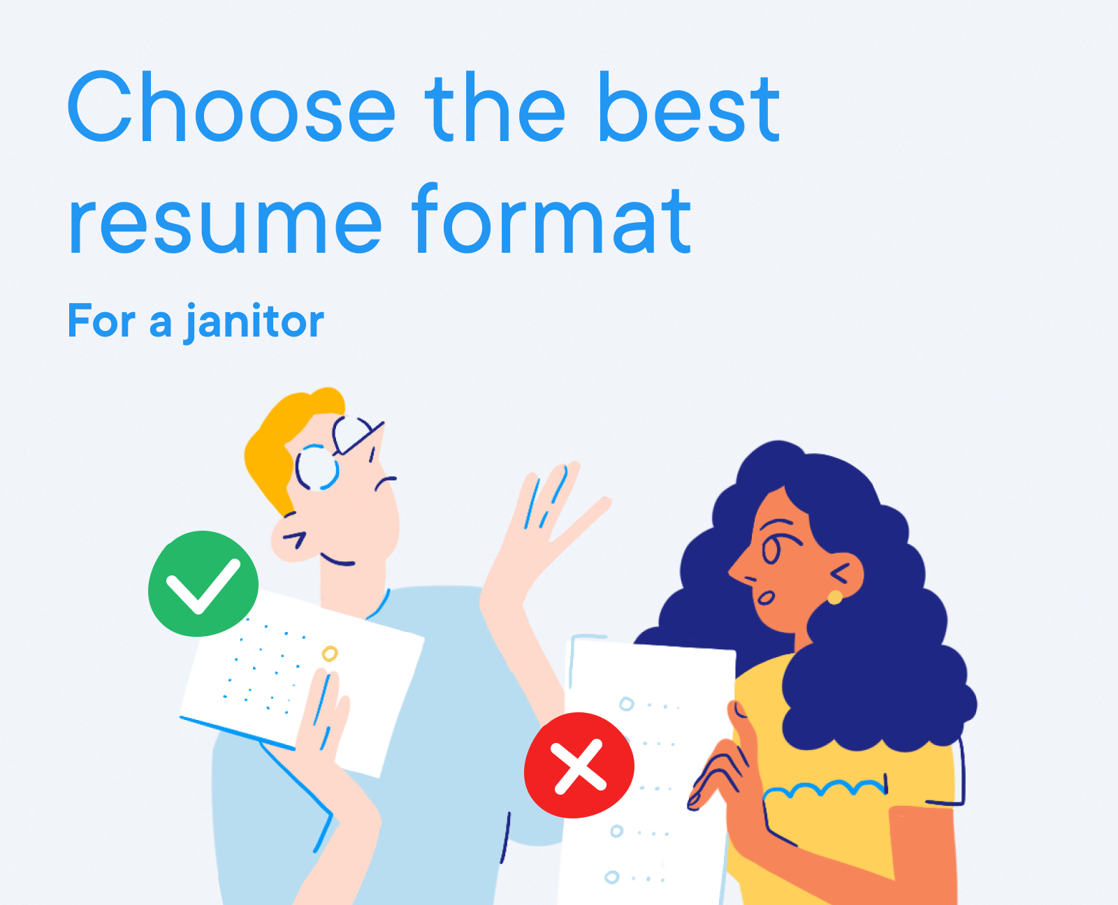 Janitor - Choose the best resume format for a janitor