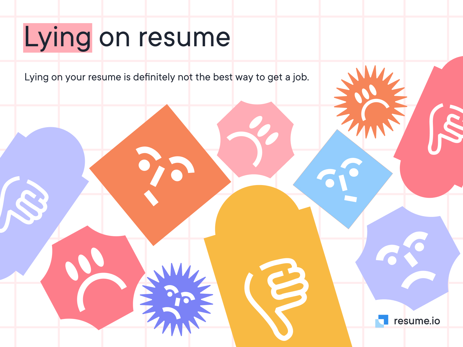 Lying on resume