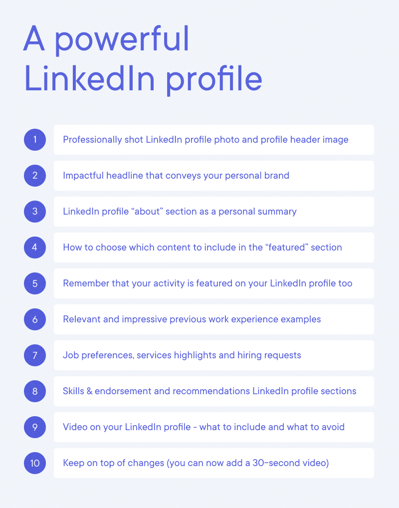 Blogs - How to Build an Impressive LinkedIn Profile - A powerful LinkedIn profile