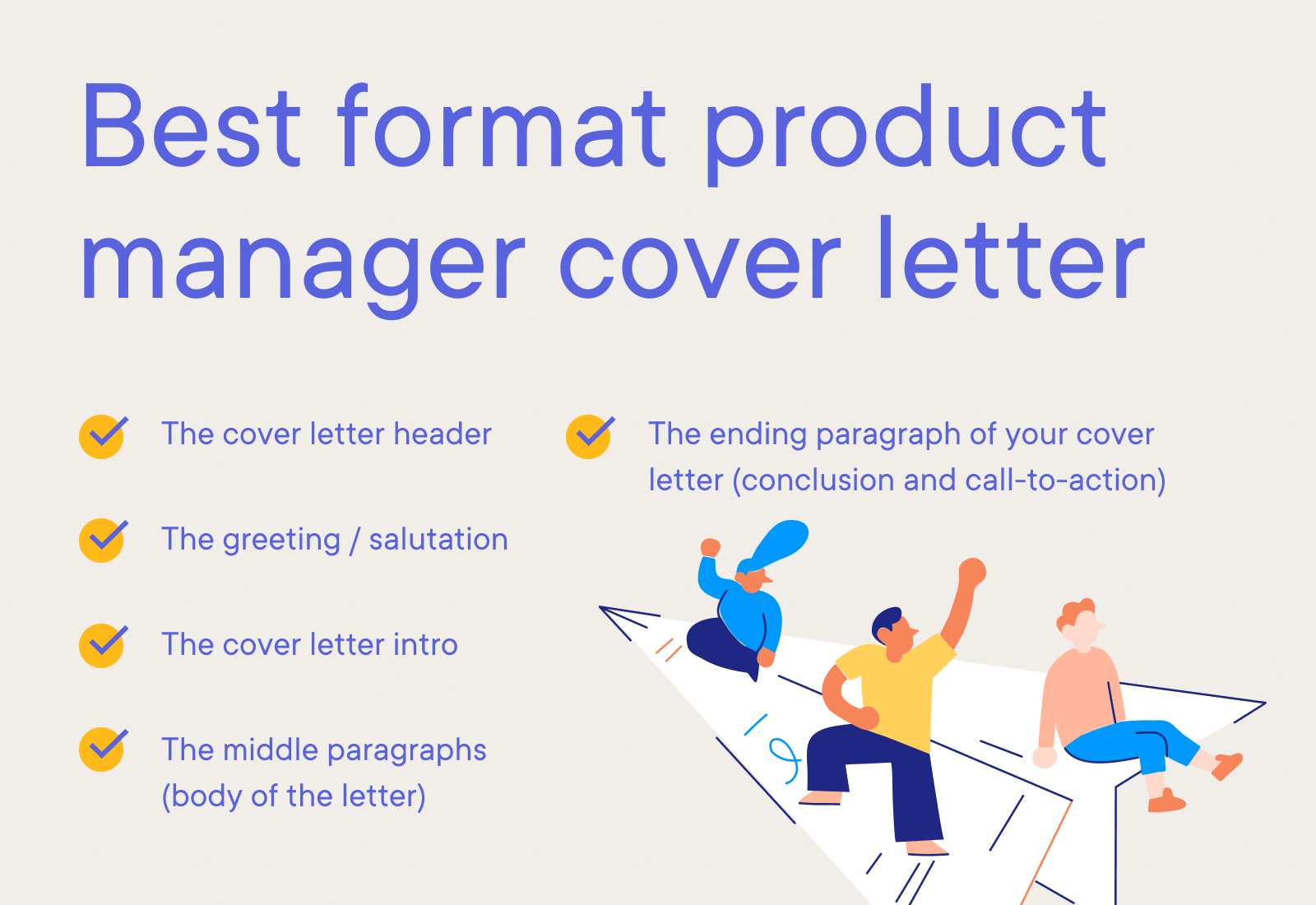 Product Manager - Best format for a product manager cover letter