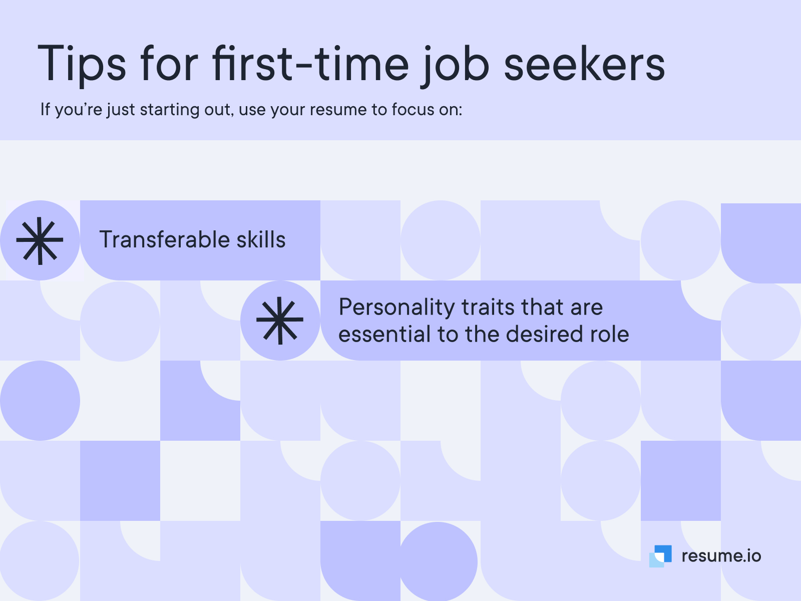 Tips for first-time job seekers