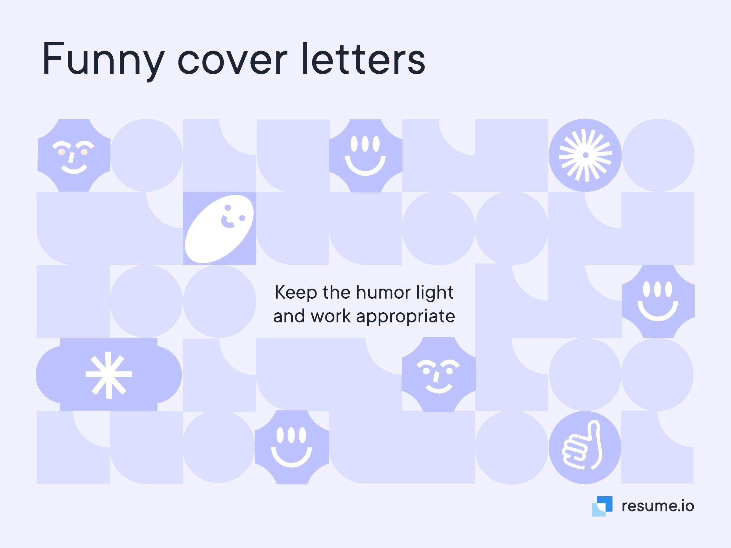 Funny purple smileys with keep the humor light and work appropriate