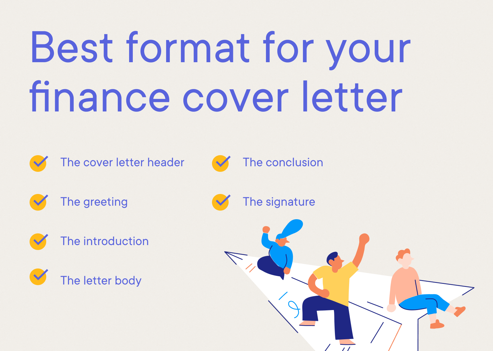 Finance - Best format for your finance cover letter