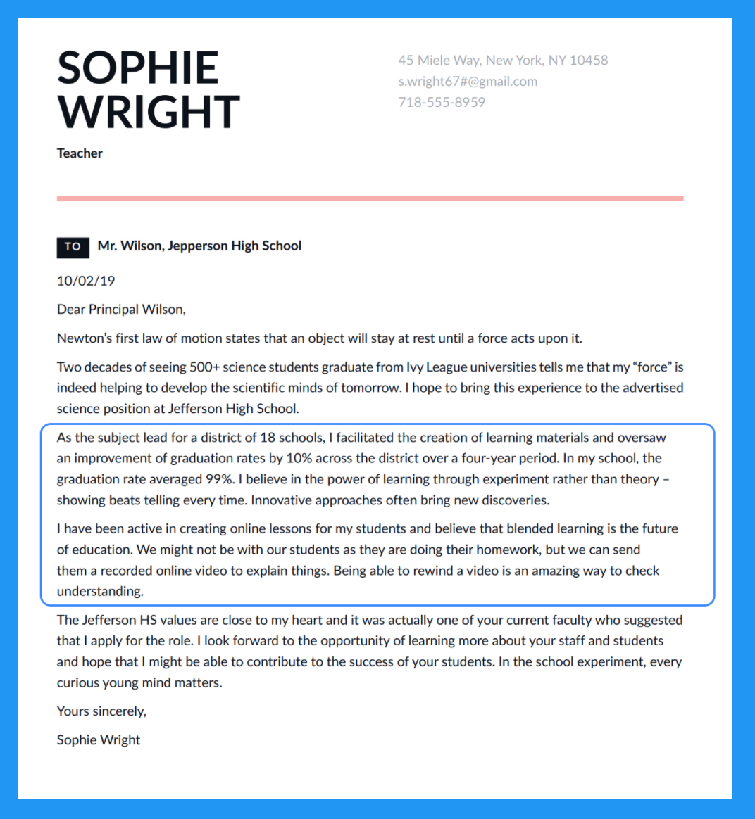 What To Include In A Cover Letter Resume io