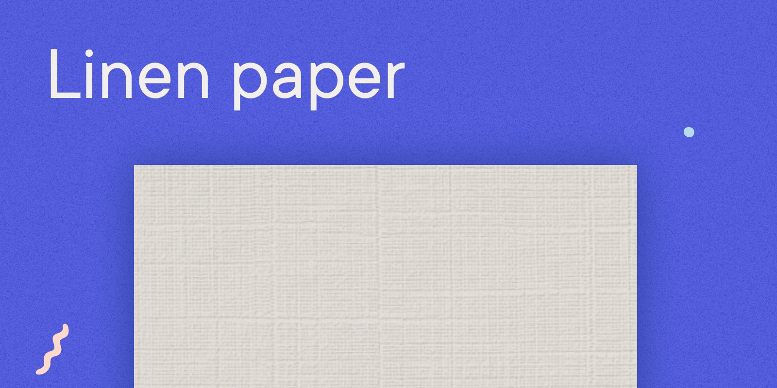 Blogs - Linen paper