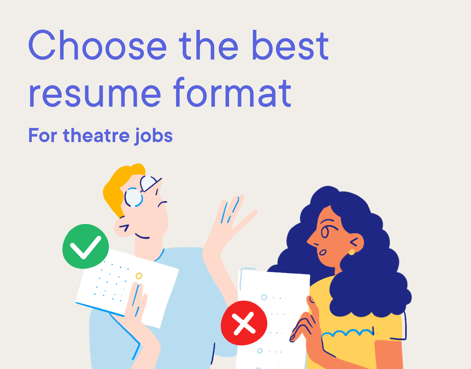 Theatre - Choose the best resume format
