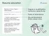 resume education section - key information resume education section - key information