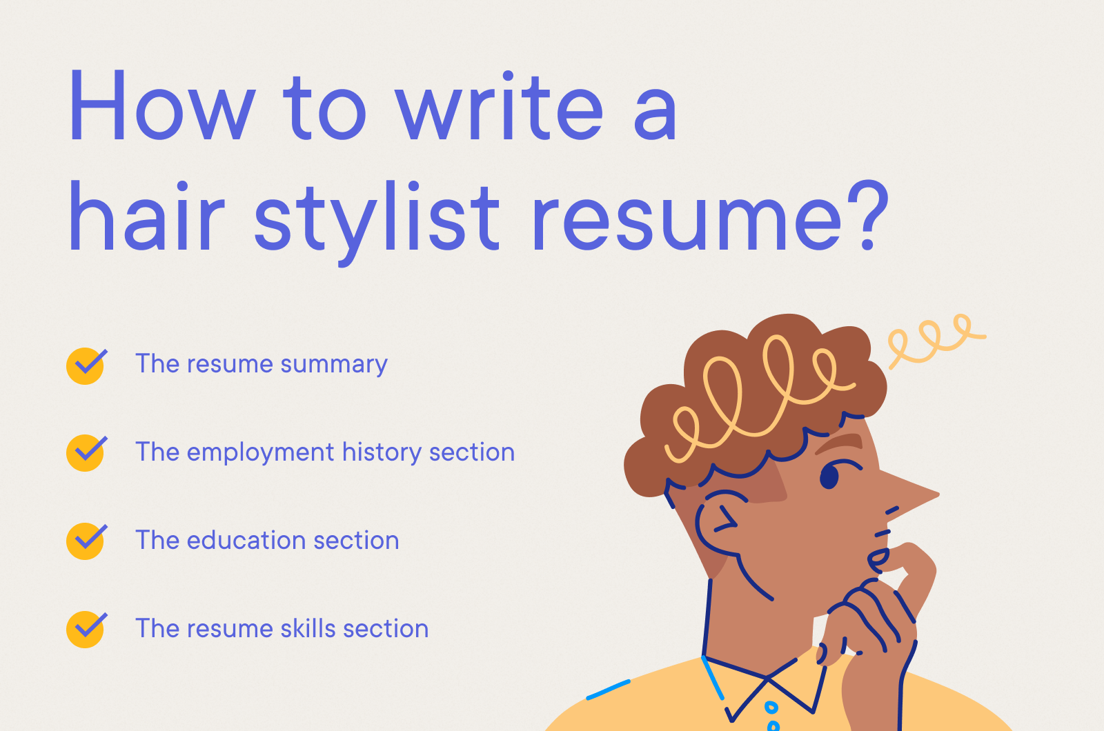 Hair Stylist - How to write a hair stylist resume